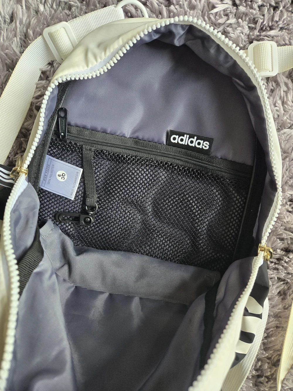 Adidas Women's Mini Backpack - Black & White